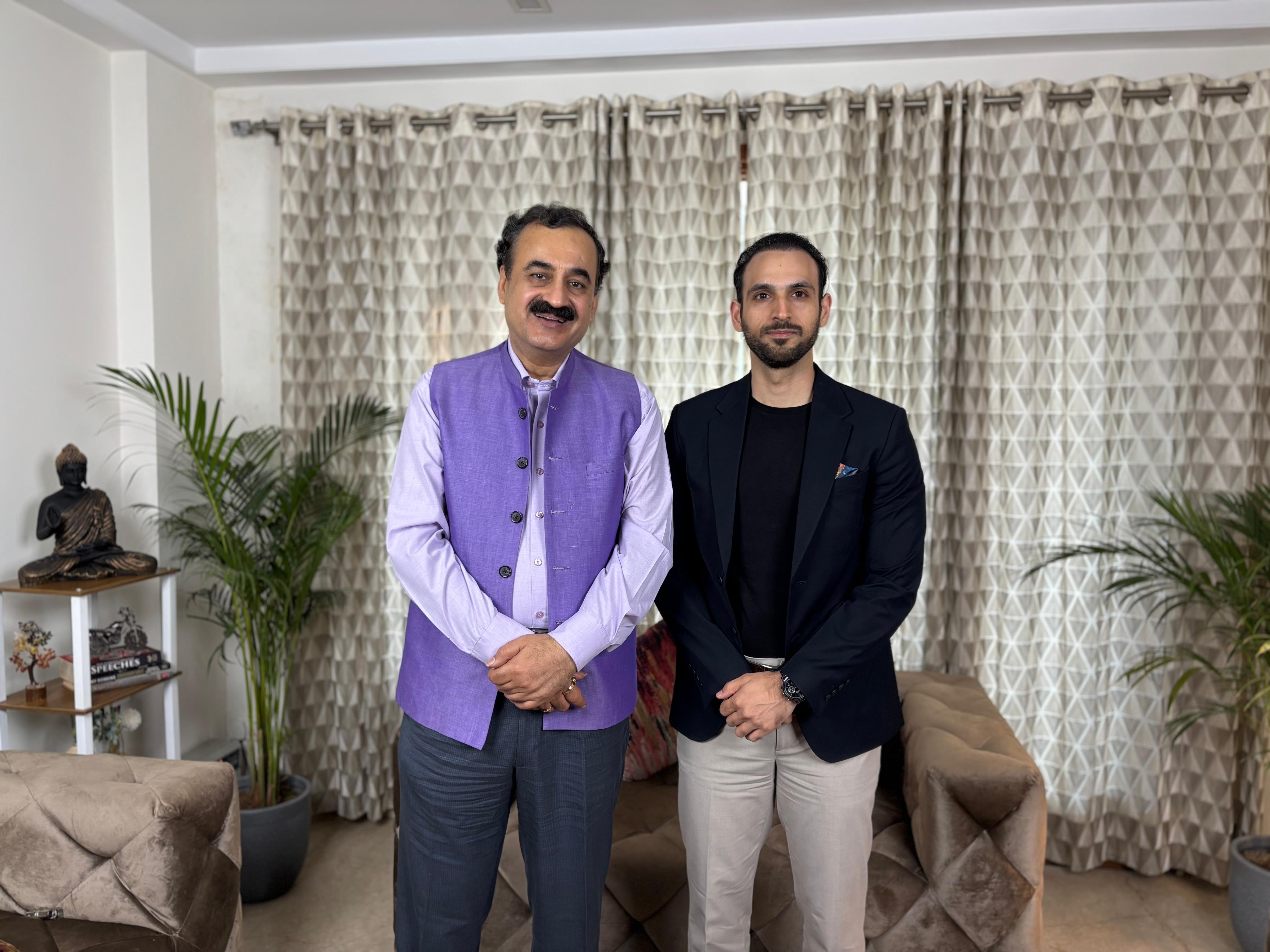 Rohan Batra with legal mentor